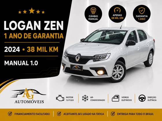 RENAULT LOGAN 1.0 12V SCE FLEX ZEN MANUAL RENAULT LOGAN 1.0 12V SCE FLEX ZEN MANUAL